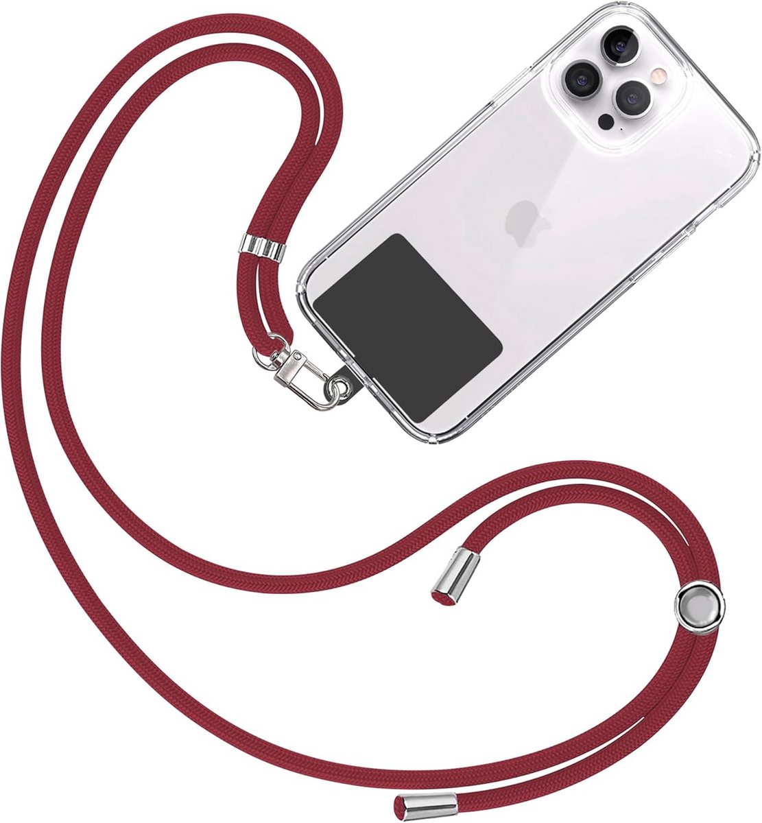 Universele Telefoonkoord met Verstelbare Band voor Nek en Crossbody - Geschikt voor Alle Smartphones