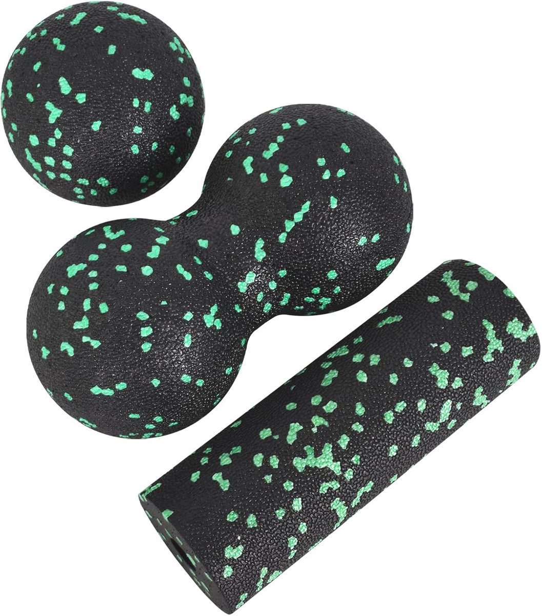 Massageballen en Fasciarol Set voor Ontspanning en Pijnverlichting