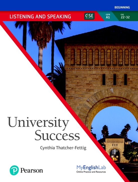 University Success Listening/Speaking A1 - cover