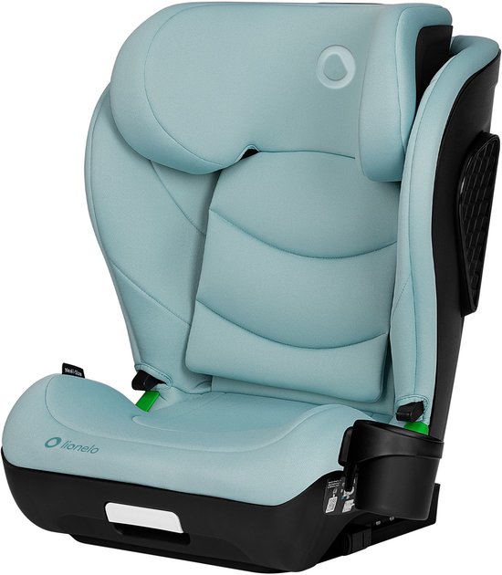 Lionelo Neal i-Size - Autostoel 100-150 cm - ISOFIX of autogordel - Verstelbare hoofdsteun (10 standen) - Kantelbare rugleuning (4 standen) - Side Impact Protection - Bekerhouder - EPP/EPS schuim - Afneembare hoes - Comfortabel & universeel van LIONELO — afbeelding 4