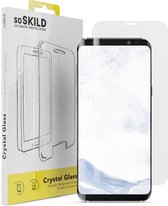 SoSkild Screenprotector Crystal Double Tempered Glass voor Samsung Galaxy S8+