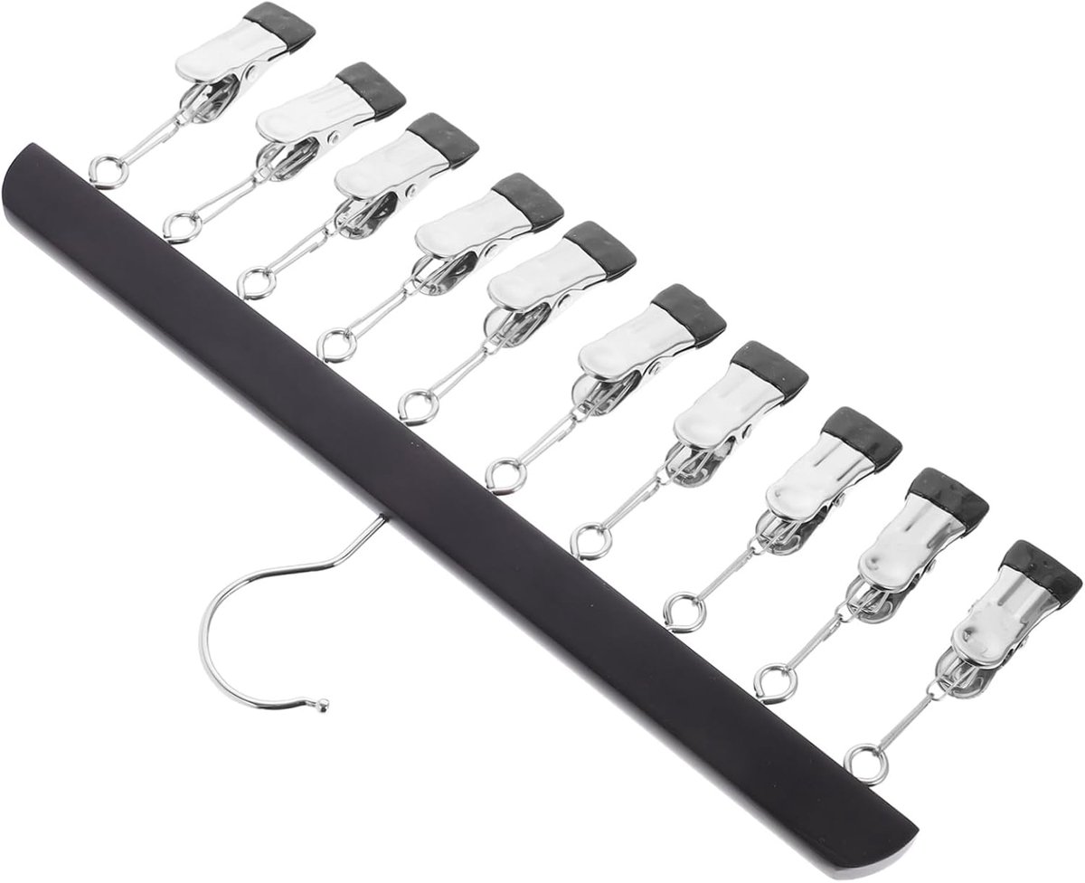 Famanu - Sokkendrogerrek met 10 clips, ideaal voor ondergoed en accessoires – Wit