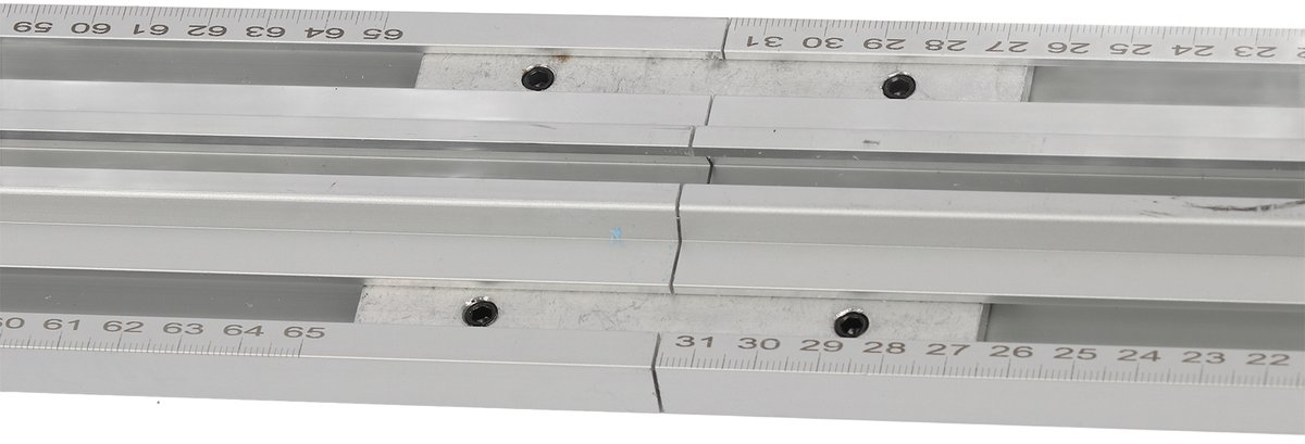 Houtbewerkingsfreesgeleiderail Multifunctionele aluminiumlegering cirkelzaagrail voor timmerman