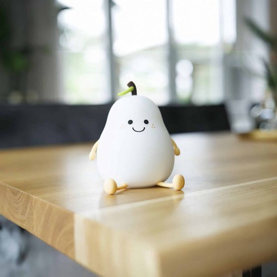 Pear Light - Kinder Kamer Lamp - USB Oplaadbaar - Draadloos Nachtlamp - Kindvriendelijk van Merkloos — afbeelding 3