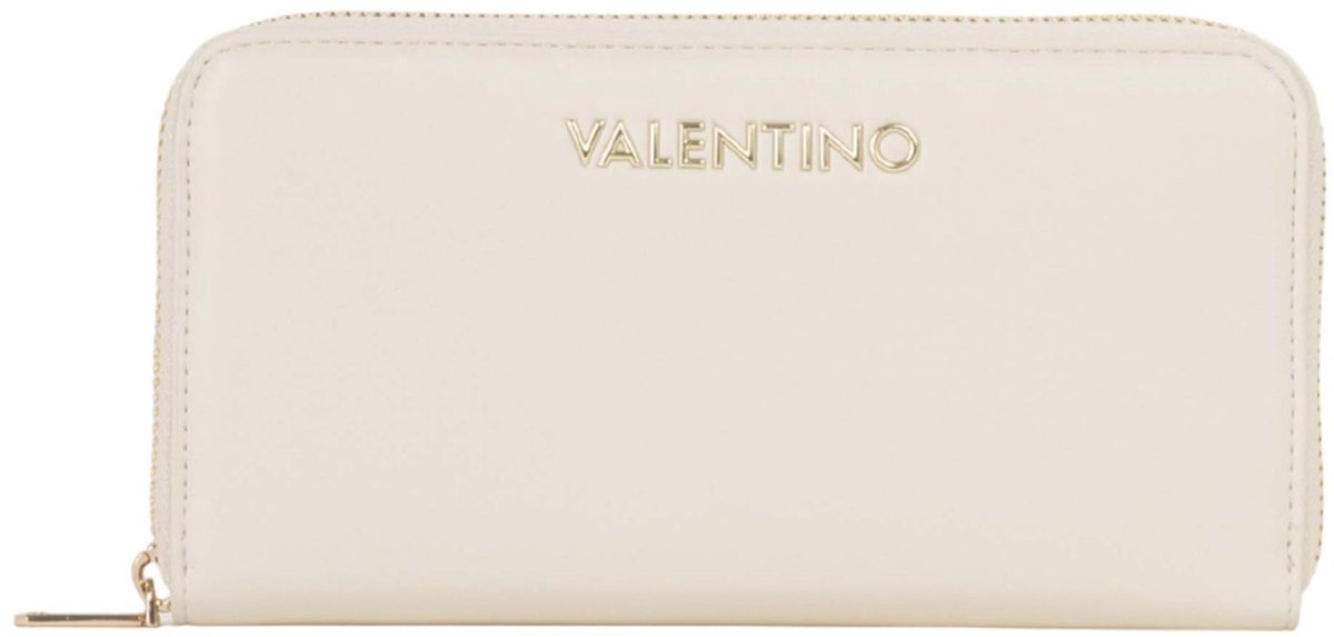 VALENTINO portemonnee Clio Re Zip Around Wallet Ecru crème
