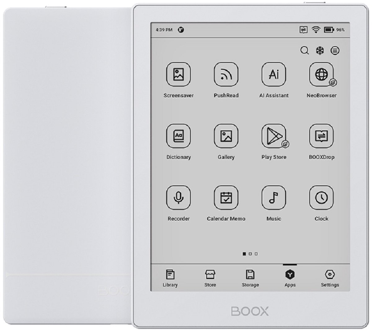 Afbeelding van 2e BOOX Go 6 e-reader 6" - Wit - Android 11, Play Store -