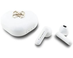 Guess Bluetooth Earbuds - TWS - 4G Metal Logo - Wit