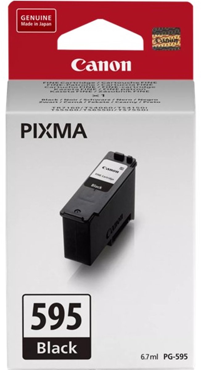 Canon PG-595 - Inktcartridge - Origineel - Hoge capaciteit - Zwart + Retourzakje