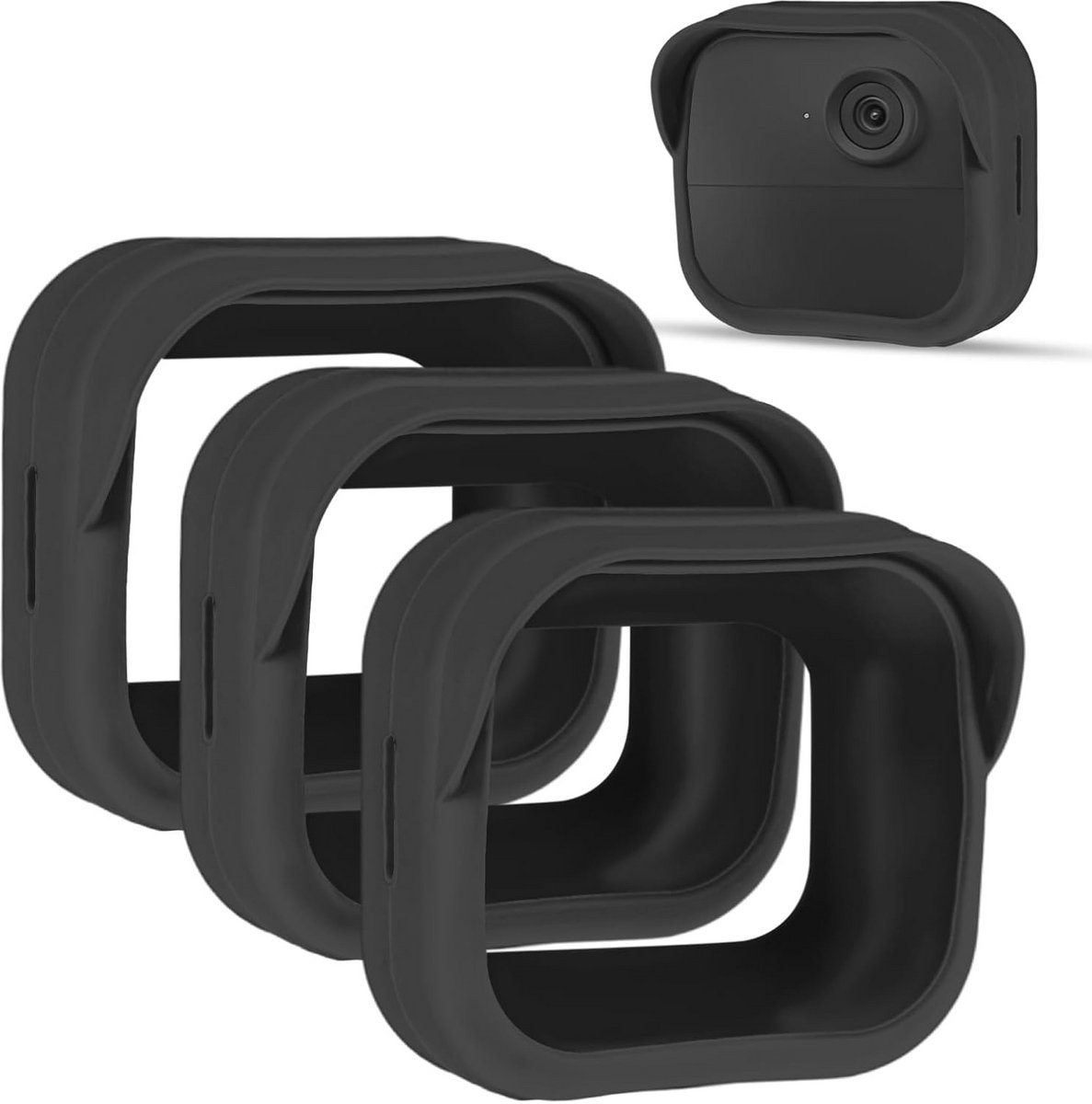 Siliconen Hoesje voor Outdoor Beveiligingscamera - 3 Stuks Weerbestendig