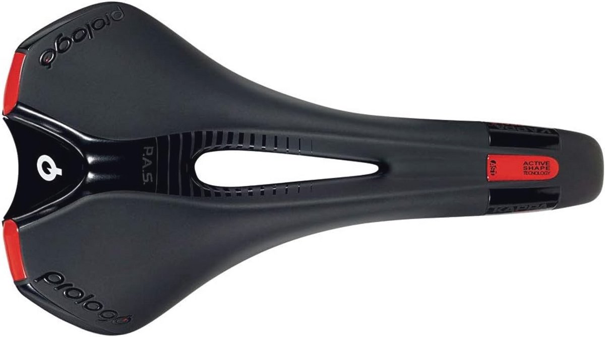 Ergonomisch Fietszadel met Brede Centrale Tunnel voor Optimaal Comfort