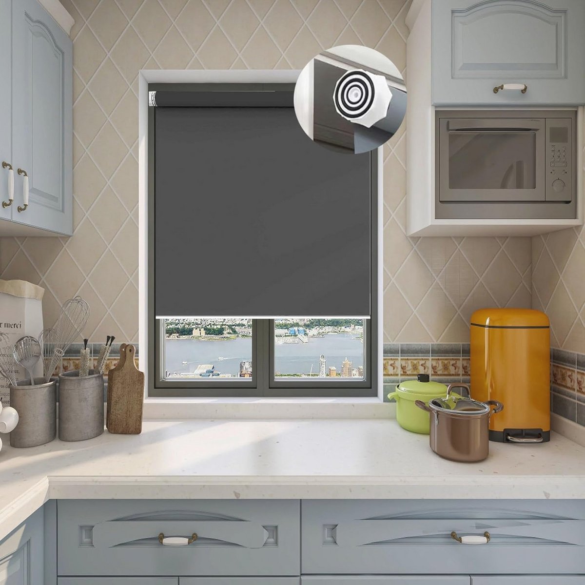 Waterdichte Jaloezieën 50 x 50 cm voor een Ideale Lichtbeheersing in Slaapkamer, Keuken en Badkamer