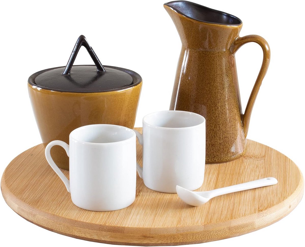 Bamboo 10 inch Lazy Susan Organizer for Kitchen
