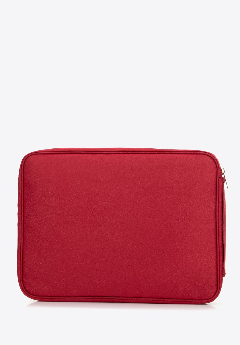 Wittchen - Dames Laptoptas - 15 inch - Gevoerd - Polyester - Kersenrood