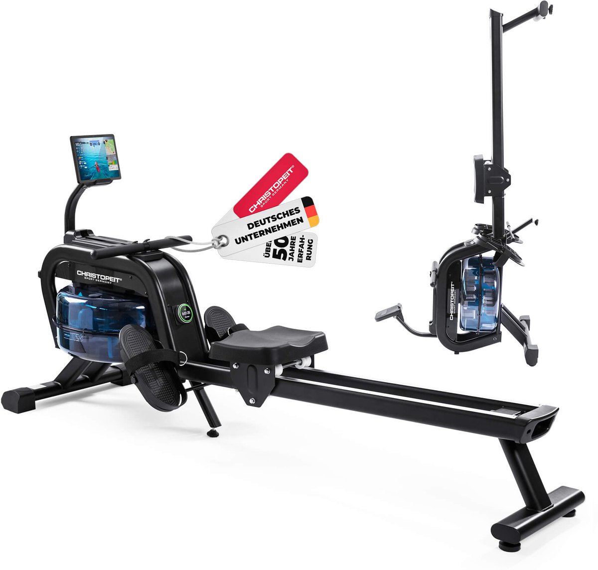 Christopeit roeitrainer waterweerstand WP 2000 - 3-in-1 - Christopeit - €459,00