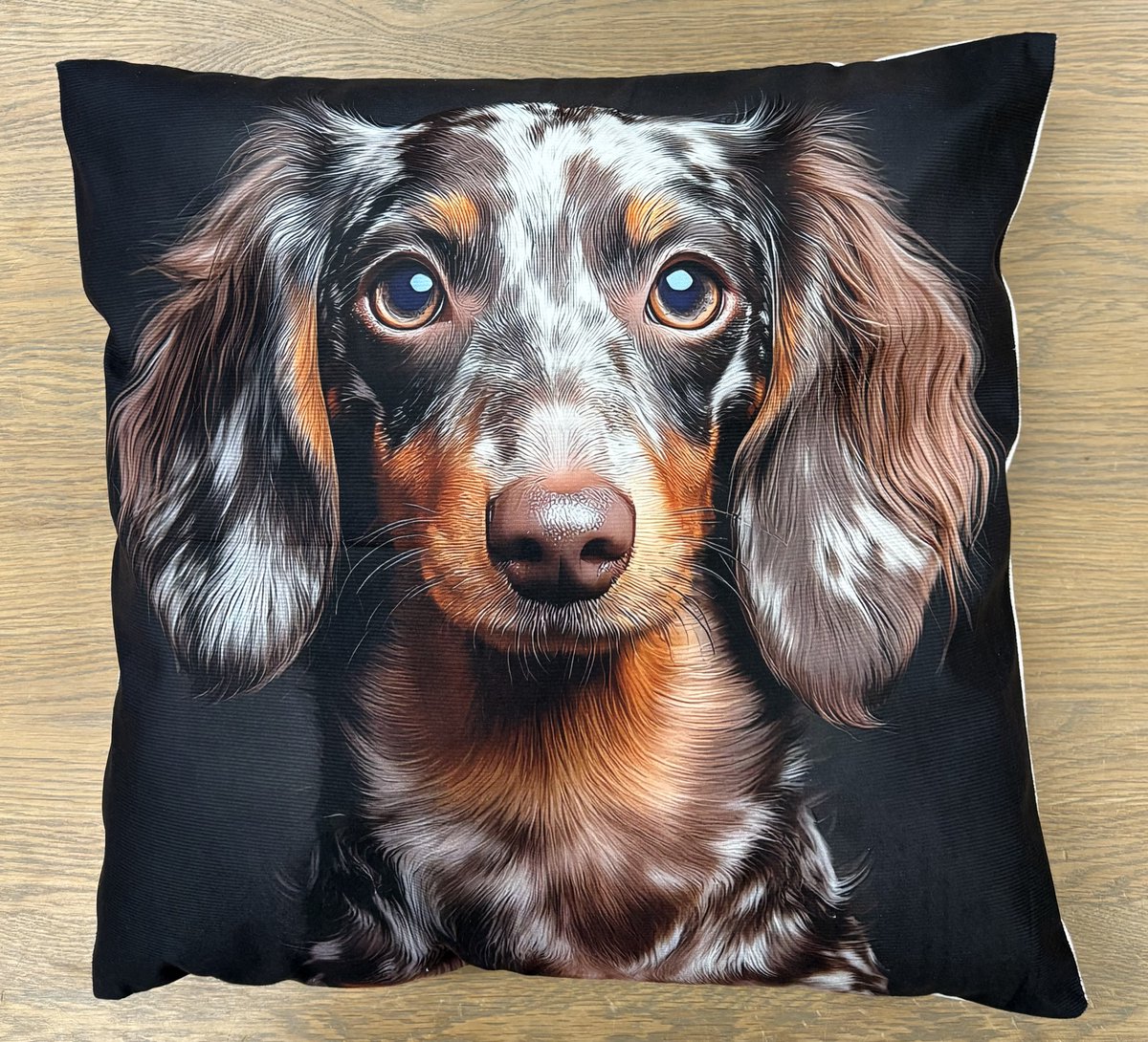 Teckel sierkussen 45x45 cm