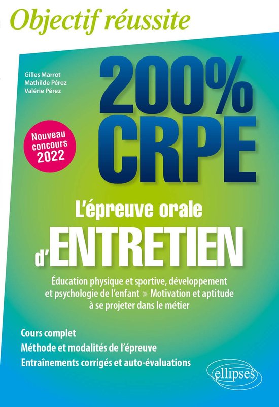 L'épreuve orale d'entretien - cover