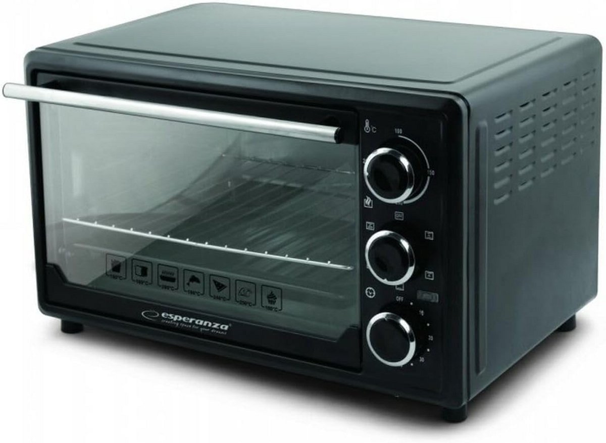 Compacte Mini Ovens met Convectie en Rotisserie 25L 1600W