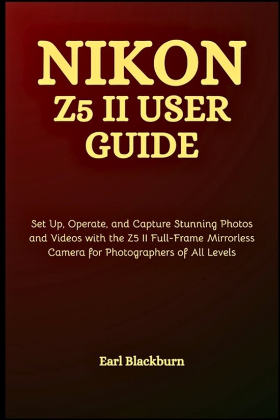 Nikon Z5 II User Guide - cover