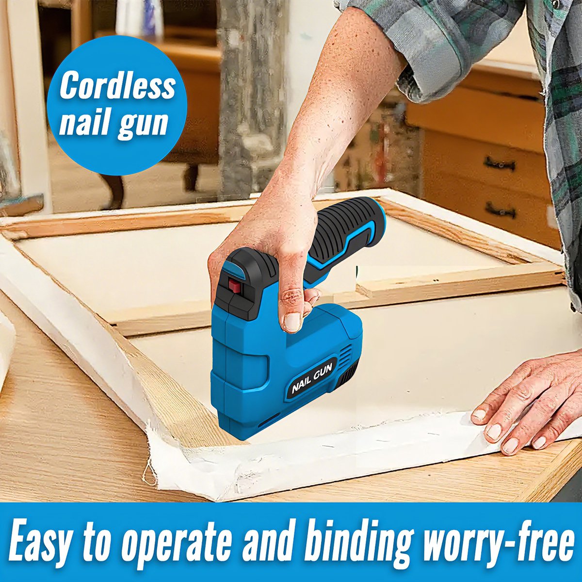Houtnagelgun Draadloos - Multi-Nagelcompatibel - Snel voor DIY-Projecten