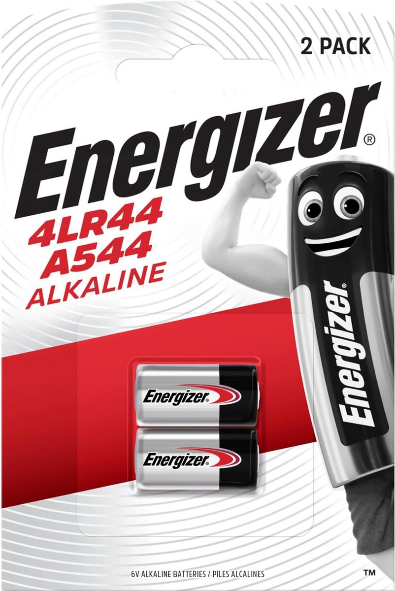 Set van 2 4LR44 Batterijen 6V Alkali Universeel voor Camera's en Medische Apparaten