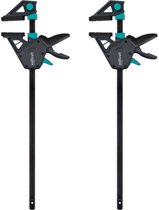 wolfcraft - Pince à une main SET - Pince à colle PRO MAX 450mm - Pince à colle - Pince à dégagement rapide - 8662060