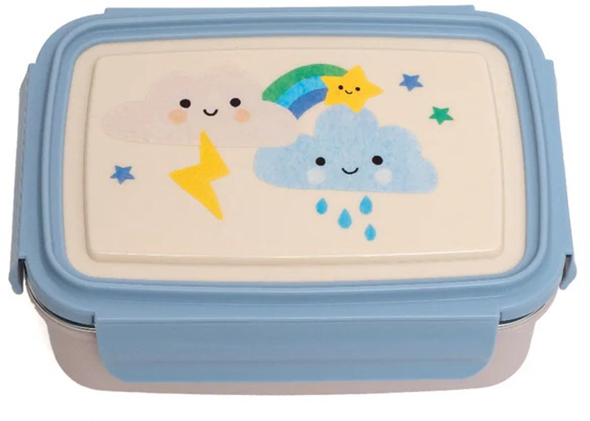 Petit Monkey Bentobox Sparkling Sky - Grijs