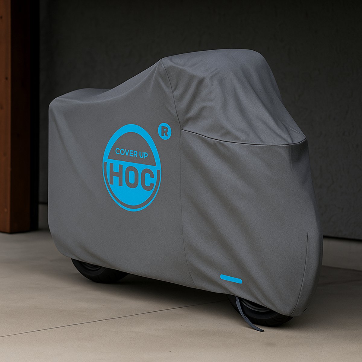 COVER UP HOC Topkwaliteit Diamond Motorhoes waterdicht (2XL) Ademende Motorhoes met UV protectie 265*105*125 cm