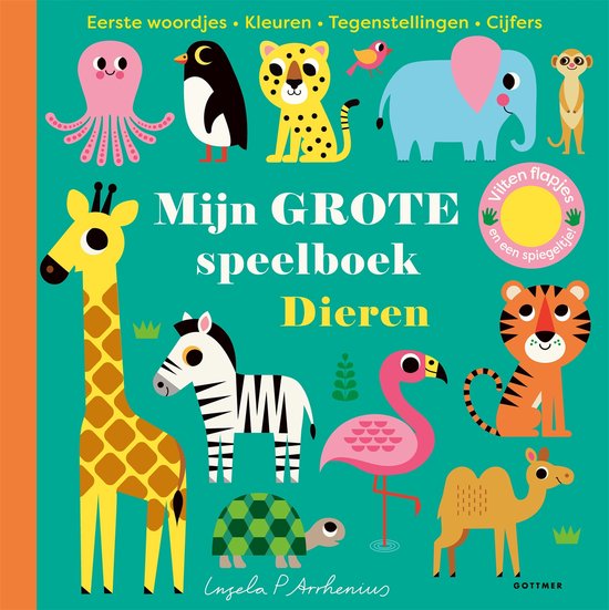 Mijn grote speelboek Dieren - cover