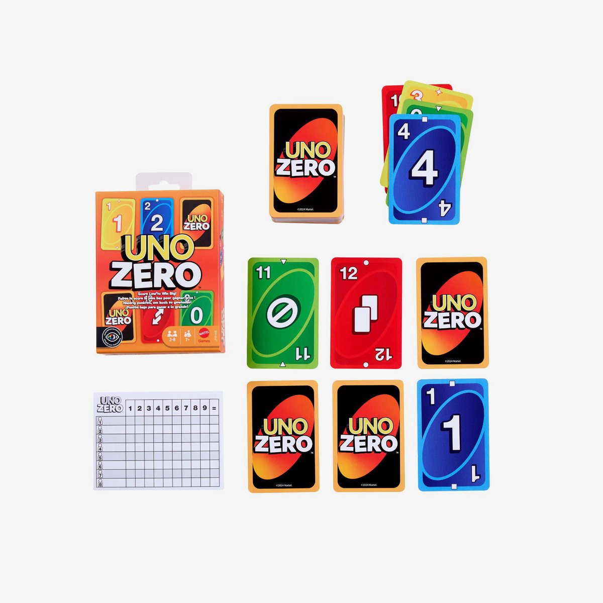 Mattel Games UNO Zero - Kaartspel voor kinderen, volwassenen en spelletjesavonden — afbeelding 4