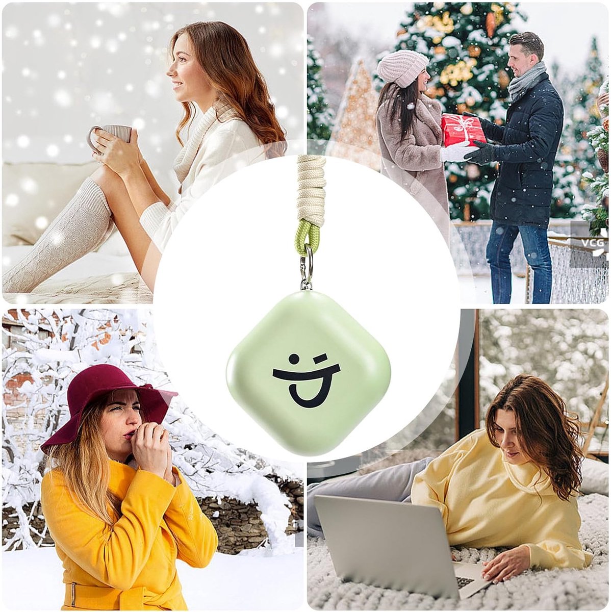 Zakhandwarmers | Herbruikbare handwarmers,Handwarmers Oplaadbaar, Warme Geschenken, Draagbare Elektrische Handwarmers, Herbruikbaar voor Outdoor-activiteiten, Golf, Tech Gif — cadeau in Gadgets - foto 4