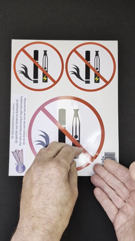 elfbar nachfüll pod läuft aus E-Smoker Fumer interdit lot de 3 stickers