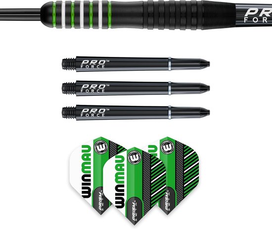 Winmau - Dartpijlen Brass Darts Rookie 20 Gram - Groen van Winmau — afbeelding 5