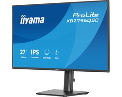 iiyama ProLite XB2796QSC-B1 - 27 inch - QHD - IPS - USB-Hub (2x) - Verstelbaar - USB-C (65 watt)