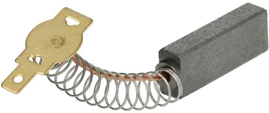 2x Koolborstels - motorkoolstof - schuurkoolstof 6,3 mm x 11 mm x 32 mm