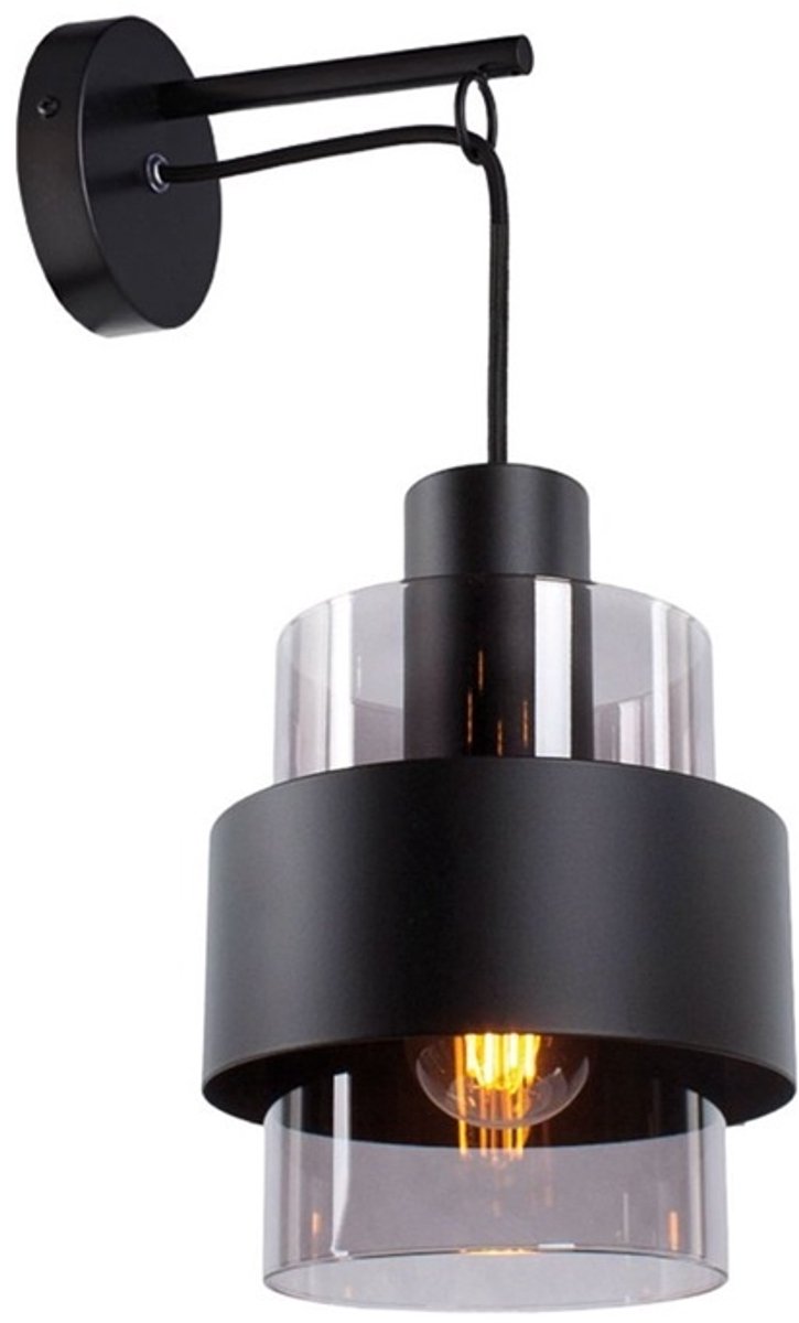 Freelight - Wandlamp Chiasso H 40 cm zwart