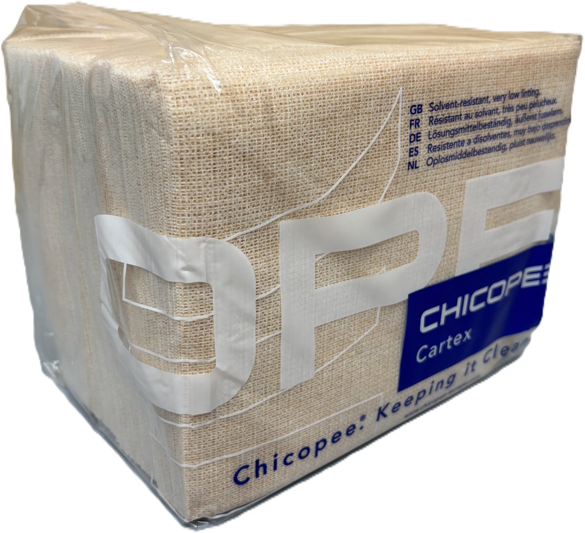 Chicopee Cartex cleaning wipes poetsdoek schoonmaakdoek ( 2 pak á 50 stuks)