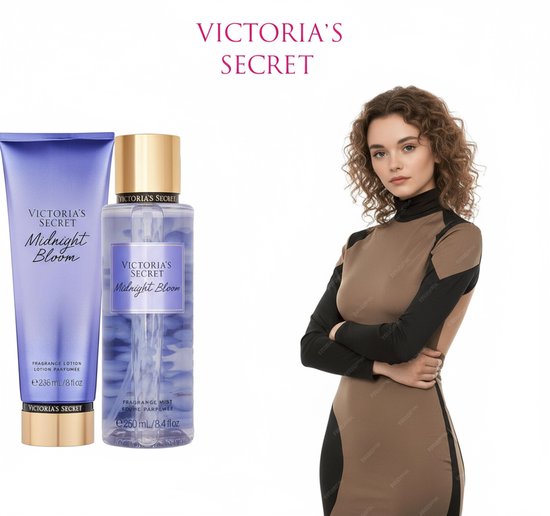 Victoria’s Secret Midnight Bloom Fragrance Body Mist En Lotion Secret Duo Set