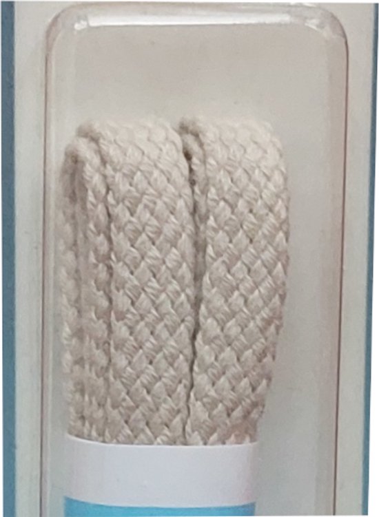 Lacet Cordial Lace - Beige clair - Plat - Longueur 90 cm - Largeur 7 mm - Lacet de chaussure