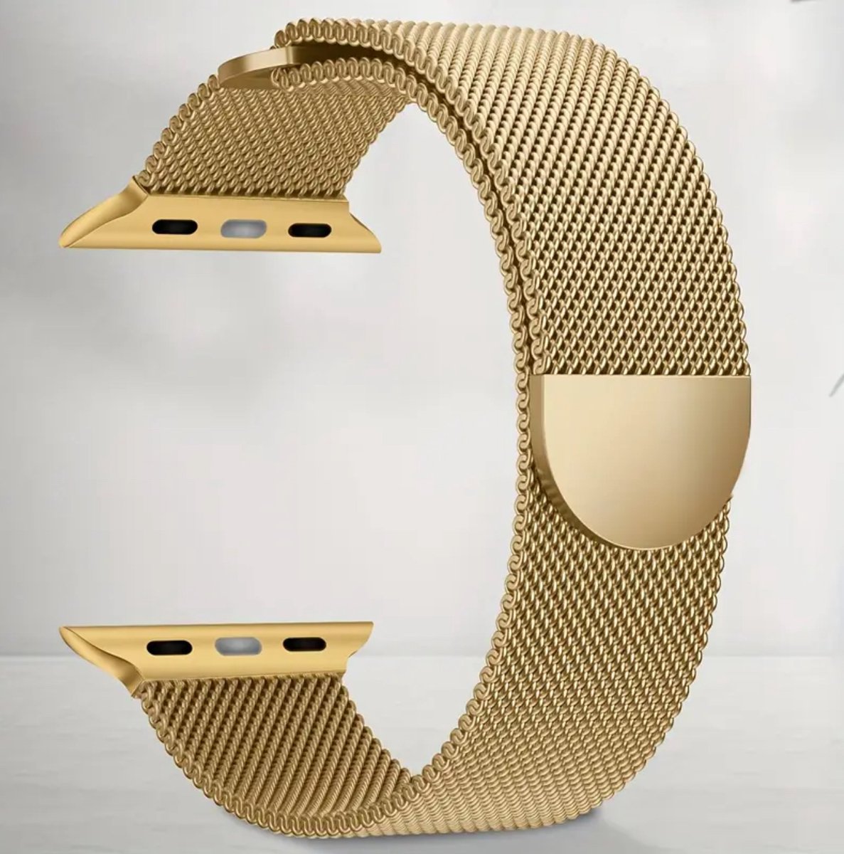 Apple watch bandje goud ijzer - apple - horloge - bandje - klok - tijd