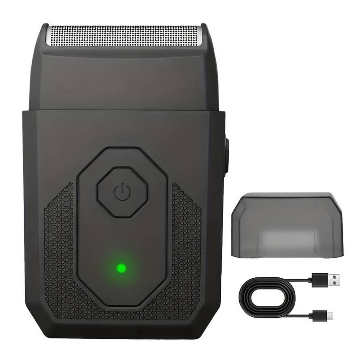 Miguan Scheerapparaat - Body Shaver/Baardtrimmer - Usb-Oplaadbare Shaver - Batterij Indicator - Perfecte Reiseditie - Ultieme Lichaamshaar Verzorging voor Dames en Heren - Zwart