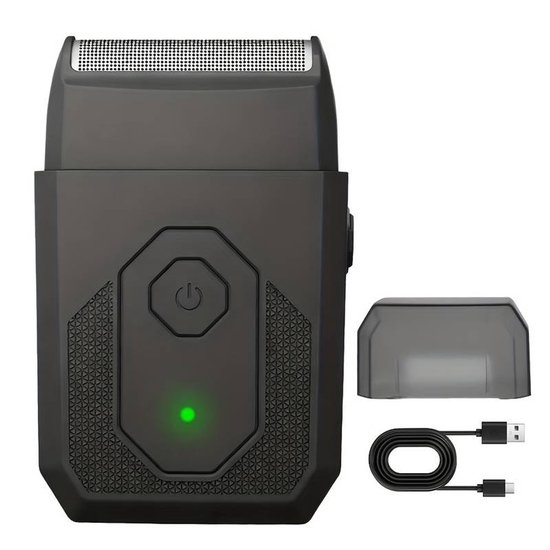 Miguan Scheerapparaat - Body Shaver/Baardtrimmer - Usb-Oplaadbare Shaver - Batterij Indicator - Perfecte Reiseditie - Ultieme Lichaamshaar Verzorging voor Dames en Heren - Zwart