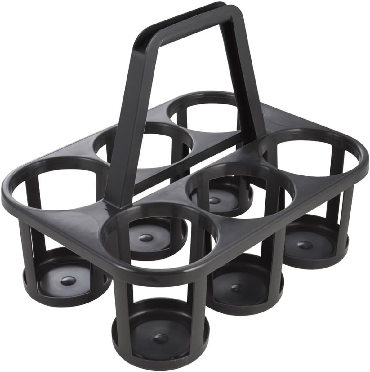 Flessendrager 6x1,5 L 34x26x28 Zwart Keeeper Ok 10184