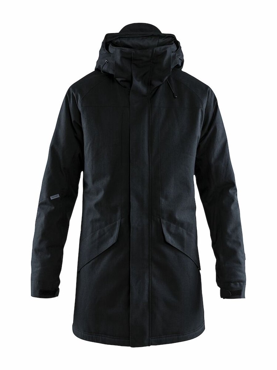 Craft Mountain padded parkas 1906320 Melange Zwart