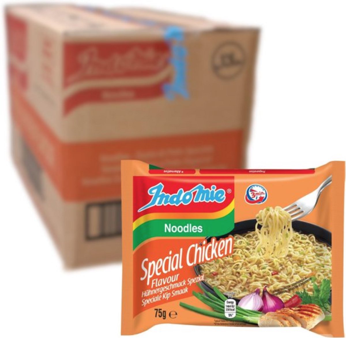 Indomie Nouilles Saveur Poulet Spécial – Lot de 40 Sachets – Maxi Pack