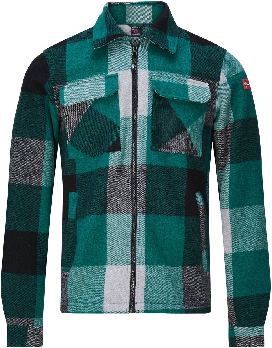 Nordberg Jack Lumber - Heren - Groen - Maat 3XL