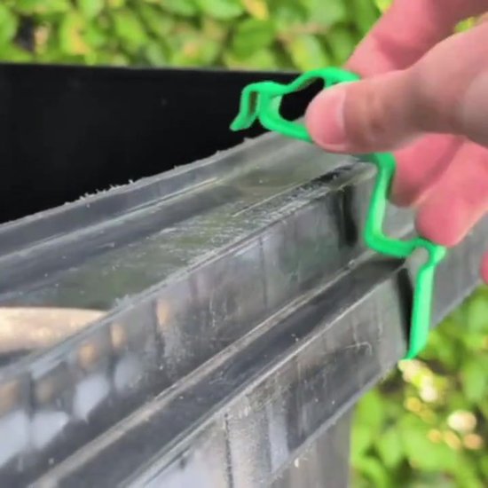 5Five Vershoudbakje met deksel - 3x - glas - luchtdicht - met clips