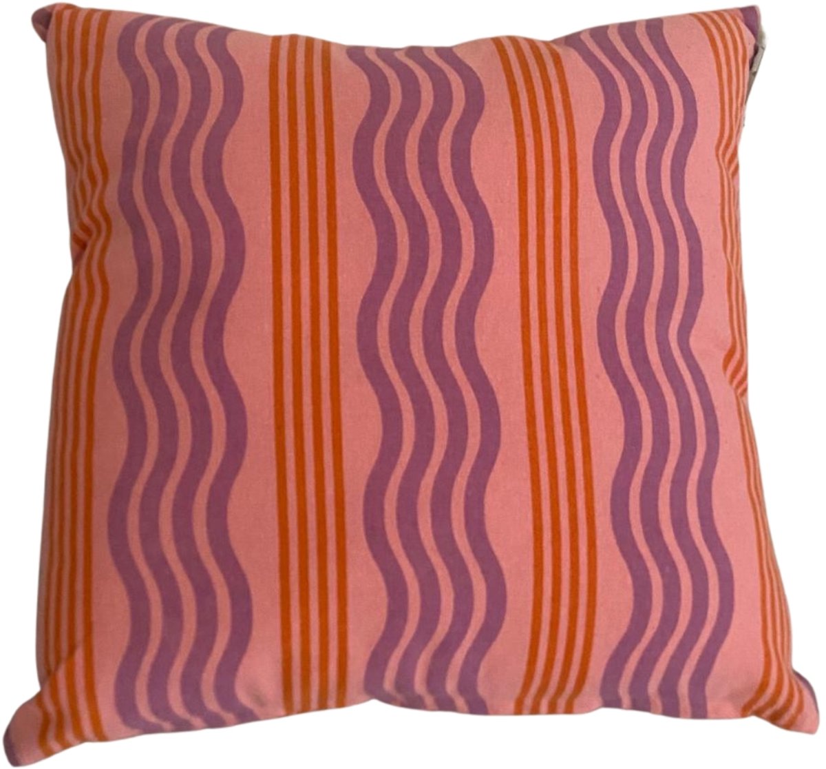 Mica Kussen - Strepen - Roze - 45x45 cm