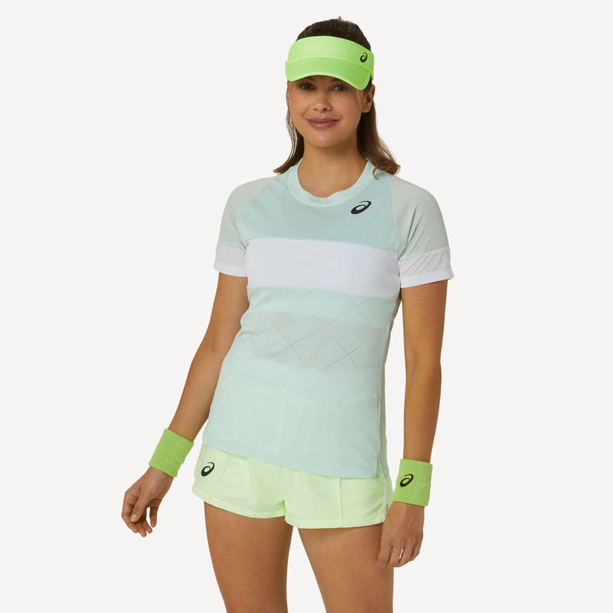ASICS Pale Vrouwen Tennis T-shirt – Game Lifestyle Dames T-shirt voor Vrouwen Wit