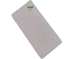 LeafUp® Puimsteen Pedicure Blok – Eeltverwijderaar Handen & Voeten – Wit – 10x5x2 cm (B6)