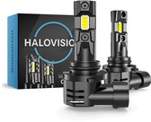HaloVision Turbo LED Mistlichten HB3 – 150W 30000Lm 6000K Helder Wit – Canbus Plug en Play LED Set van 2 Autolampen
